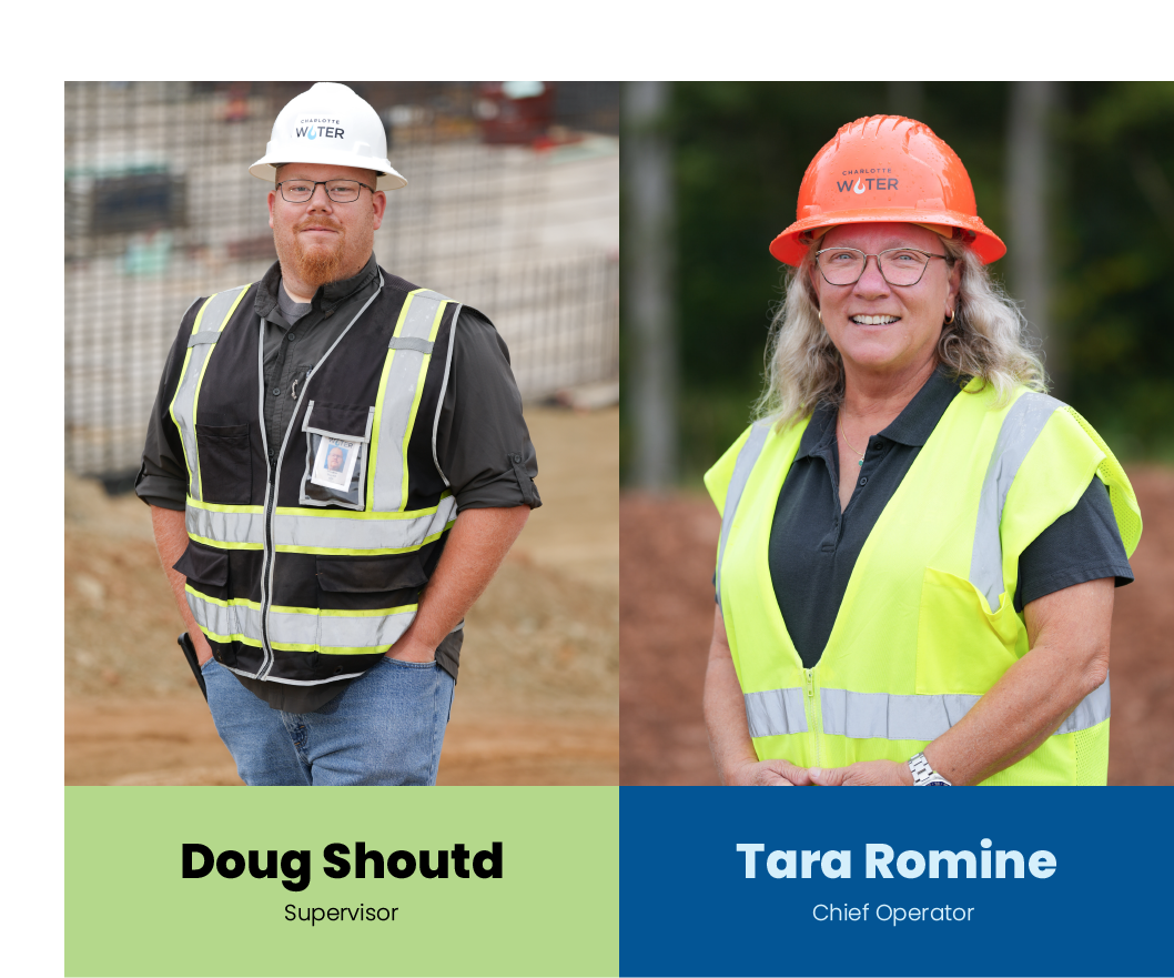 Doug Shoutd, Supervisor and Tara Romine, Operator