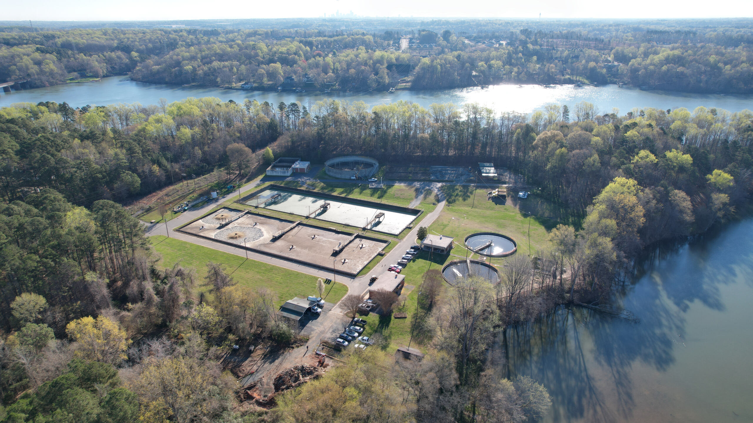 Belmont Wastewater Treatment Plant.