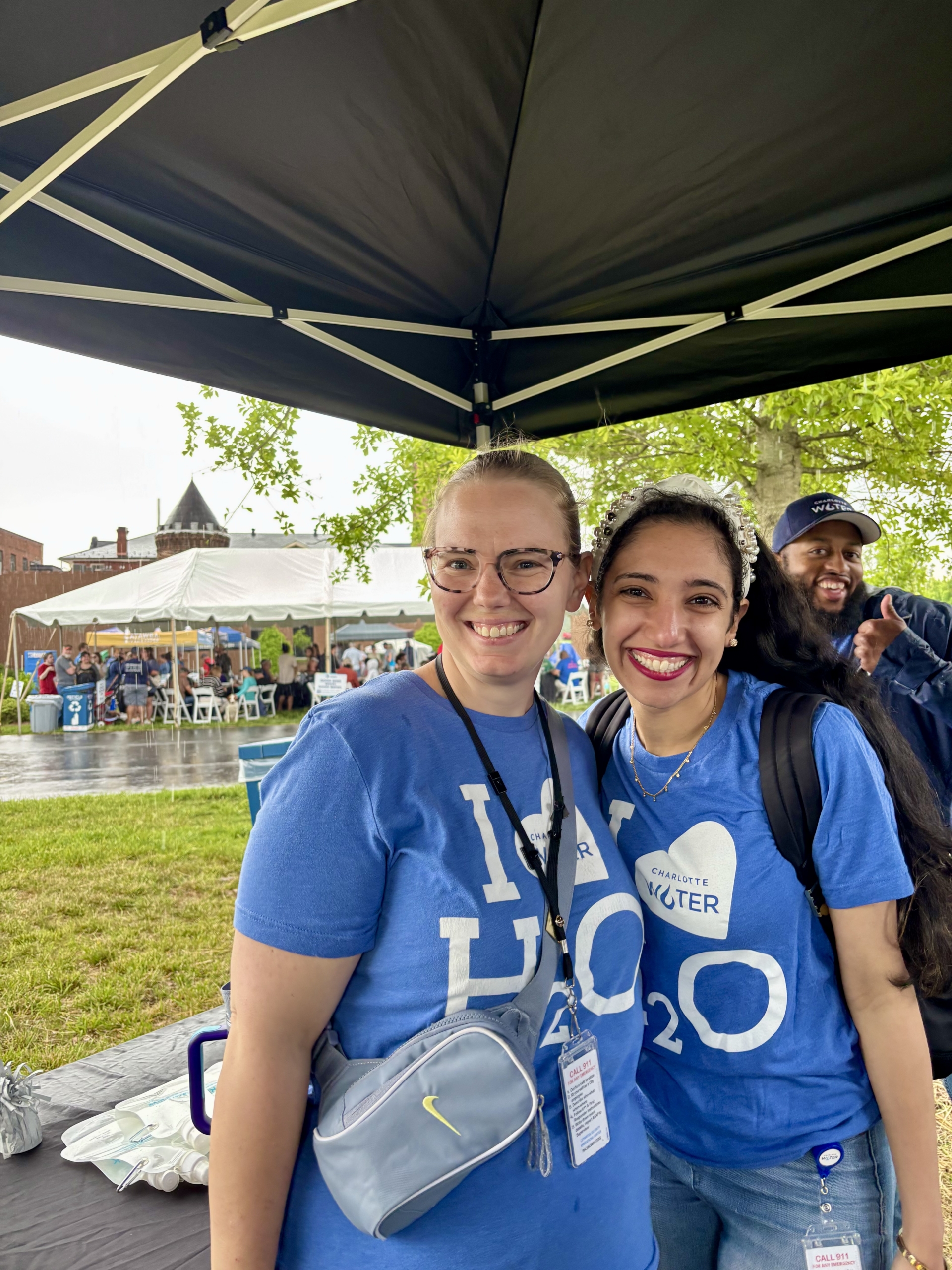 Charlotte Water staff having fun